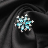 10Pcs Snowflake Rhinestone Flat Button Sewing DIY Clothing
