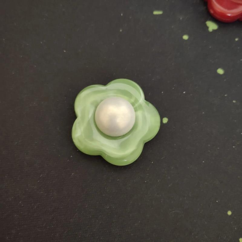 10 PCS 27mm Acrylic Flower Jewelry Making DIY Materials
