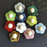 10 PCS 27mm Acrylic Flower Jewelry Making DIY Materials