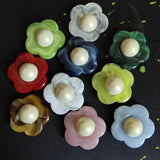 10 PCS 27mm Acrylic Flower Jewelry Making DIY Materials