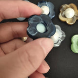 10 PCS 27mm Acrylic Flower Jewelry Making DIY Materials