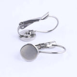 20pcs Stainless Steel Leverback Earring Findings DIY Accessories