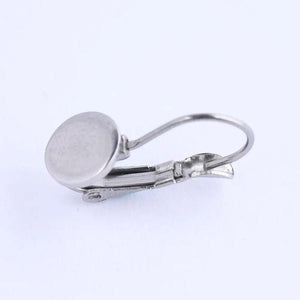 20pcs Stainless Steel Leverback Earring Findings DIY Accessories