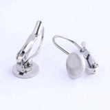 20pcs Stainless Steel Leverback Earring Findings DIY Accessories