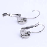 20pcs Stainless Steel Leverback Earring Findings DIY Accessories
