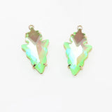 Gradient Leaf Charms Pendants for Jewelry Making 16*27mm