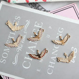 10pcs Wild Goose Bird Enamel Animal Charms Jewelry Making Bracelet DIY Findings