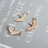 10pcs Wild Goose Bird Enamel Animal Charms Jewelry Making Bracelet DIY Findings