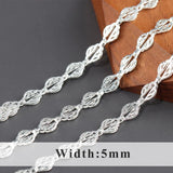 18k Rhodium Plated Copper Chain DIY Charm Jewelry Making