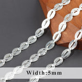 18k Rhodium Plated Copper Chain DIY Charm Jewelry Making