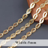18k Rhodium Plated Copper Chain DIY Charm Jewelry Making