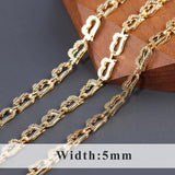 18k Rhodium Plated Copper Chain DIY Charm Jewelry Making