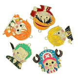 10Pcs Cartoon Navigation Adventurers Enamel Charms Metal Pendant for DIY Earring