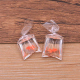 10pcs 3D Resin Goldfish Bag Earrings Pendant DIY Necklace Bracelet Charms