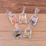 10pcs 3D Resin Goldfish Bag Earrings Pendant DIY Necklace Bracelet Charms