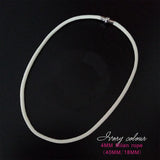 4mm Milan Rope Necklaces DIY Necklace Pendant Charms Findings with Magnet Buckle