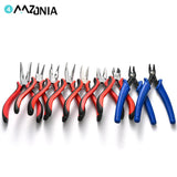 Stainless Steel Needle Nose Pliers Jewelry Making Hand Tool Red