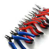 Stainless Steel Needle Nose Pliers Jewelry Making Hand Tool Red