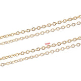 2Meters Stainless Steel Oval Link Chain Bulk DIY Necklace Bracelet Making