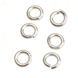 Silver Jump Rings 5mm 50g for Bracelets Necklaces DIY Crafts