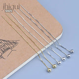 925 Sterling Silver Box Chain Ear Wires for Earrings Making