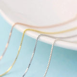 925 Sterling Silver Box Chain Ear Wires for Earrings Making
