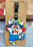 COSANER Arale Girl Anime Luggage Tag PVC Pendants Travel Address Baggage Holder
