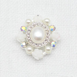 Alloy Rose Button 5pcs/Lot 24*27MM DIY Sewing Decoration