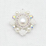 Alloy Rose Button 5pcs/Lot 24*27MM DIY Sewing Decoration