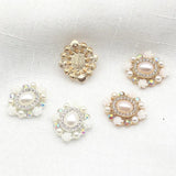 Alloy Rose Button 5pcs/Lot 24*27MM DIY Sewing Decoration