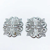 20pcs 40mm Filigree Metal Sheets for Jewelry Making Cosplay Earring Accessories