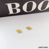 10pcs Flower Heart Butterfly Sticker Pendants for DIY Crafts