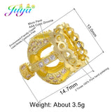 4Pcs/Lot Crown Bead Caps for DIY Jewelry Making