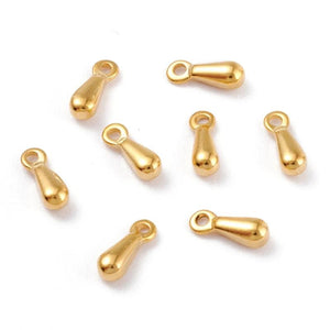 10PC Stainless Steel Chain Extender Charms for Jewelry Making