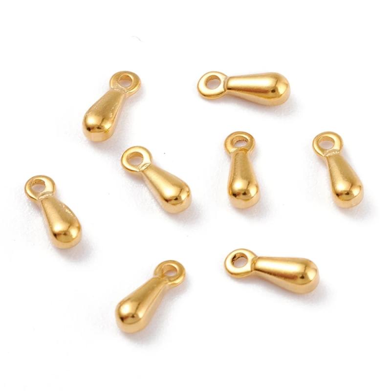 10PC Stainless Steel Chain Extender Charms for Jewelry Making