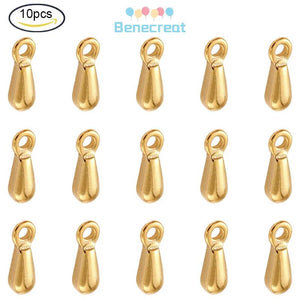 10PC Stainless Steel Chain Extender Charms for Jewelry Making