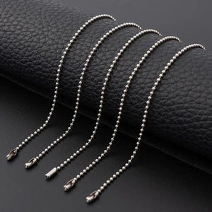 100pcs 8/10/12/15/20cm Hot Silver Beads Chain Jewelry