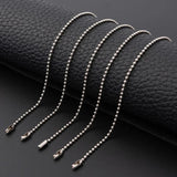 100pcs 8/10/12/15/20cm Hot Silver Beads Chain Jewelry