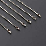 100pcs 8/10/12/15/20cm Hot Silver Beads Chain Jewelry