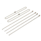 100pcs 8/10/12/15/20cm Hot Silver Beads Chain Jewelry