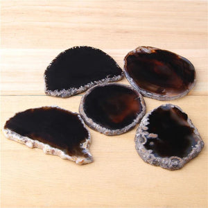 Natural Agates Slice Geode 50-80 mm Irregular Druzy Agates Slab Pendant