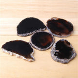 Natural Agates Slice Geode 50-80 mm Irregular Druzy Agates Slab Pendant