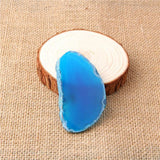 Natural Agates Slice Geode 50-80 mm Irregular Druzy Agates Slab Pendant