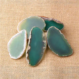 Natural Agates Slice Geode 50-80 mm Irregular Druzy Agates Slab Pendant