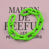 50pcs DIY Acrylic Beads Ring Chain Necklace Making 11*20mm Findings