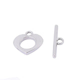 10 Sets Stainless Steel Bracelet Toggle Clasps for DIY Jewelry Making