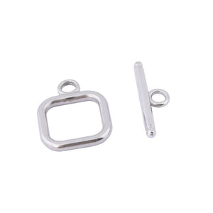 10 Sets Stainless Steel Bracelet Toggle Clasps for DIY Jewelry Making