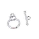 10 Sets Stainless Steel Bracelet Toggle Clasps for DIY Jewelry Making