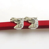5PCS Horse Head Sliders for 10x6mm Leather Bracelet Making