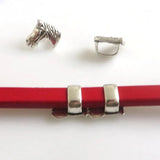 5PCS Horse Head Sliders for 10x6mm Leather Bracelet Making